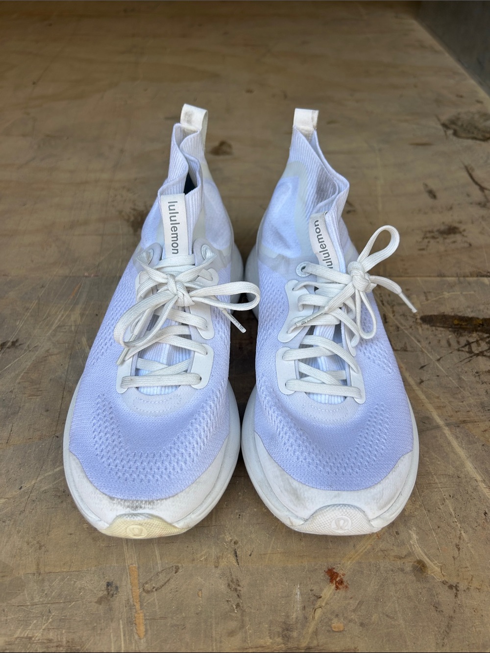 lululemon athletica White Knit Women's Athletic Sneakers